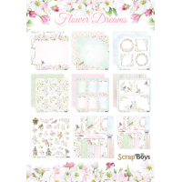 ScrapBoys Flower Dreams 12x12 Inch Paper Pack (FLDR-08)